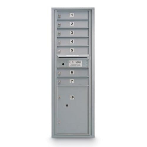 7 Door Standard 4C Mailbox with (1) Parcel Locker preview 1